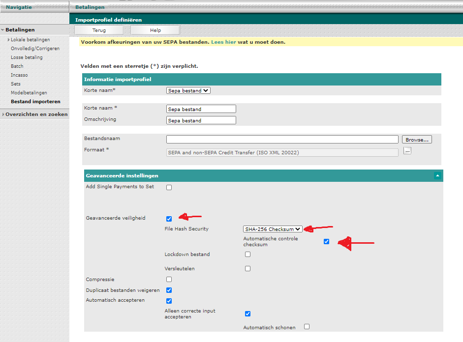 ABN AMRO - Geavanceerde veiligheid - File Hash Security - SHA256